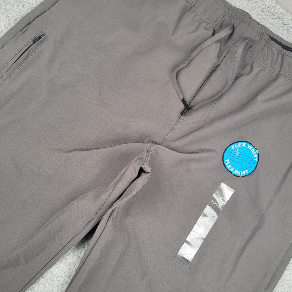 Vector Active Flex Waist‎ Pants Mens XXL Gray Drawstring Athletic Casual